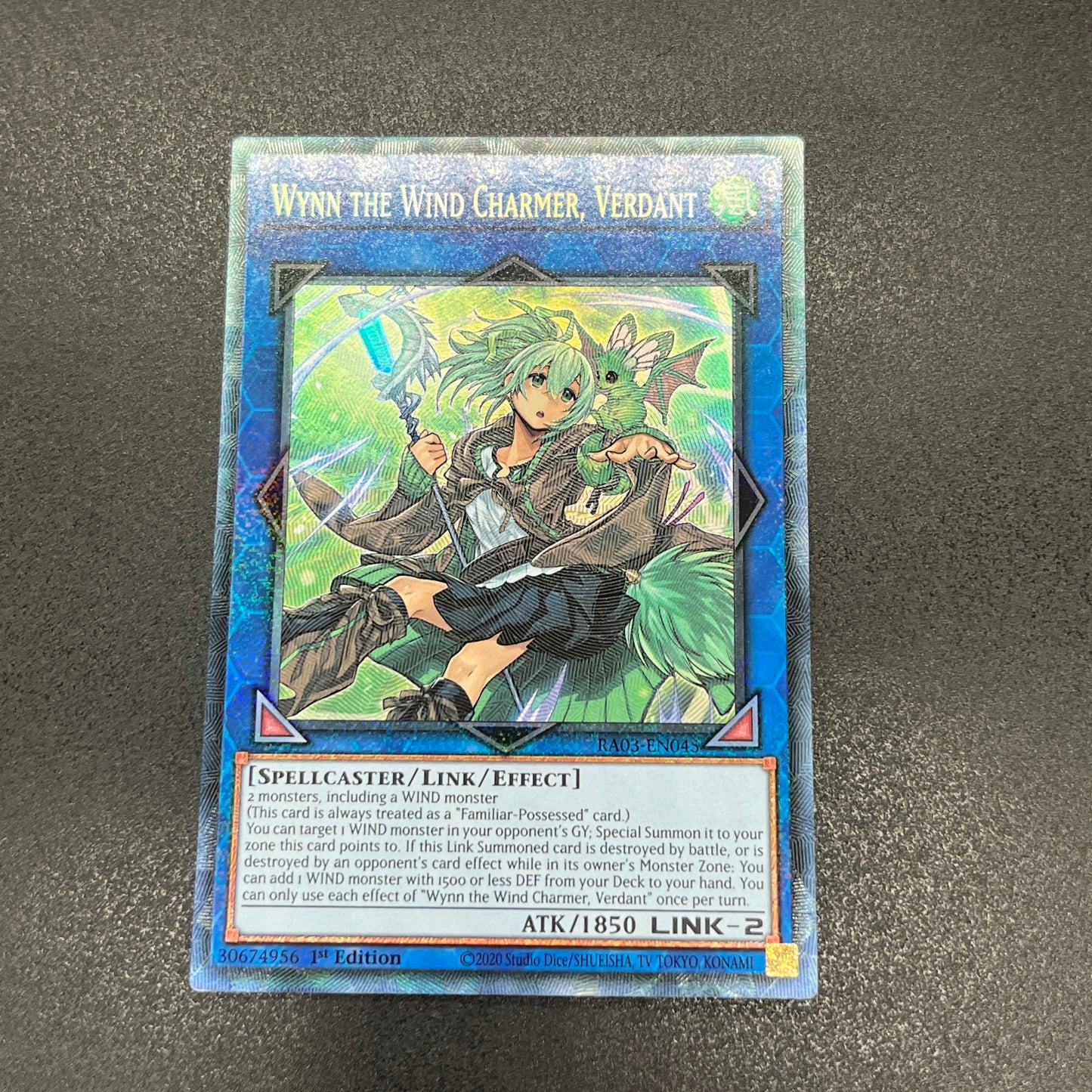 遊戯王　蒼翠の風霊使いウィン/コレクターズ/英語/1st/EU