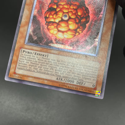 遊戯王　爆炎集合体 ガイヤ・ソウル/レリーフ/ドイツ/EU版