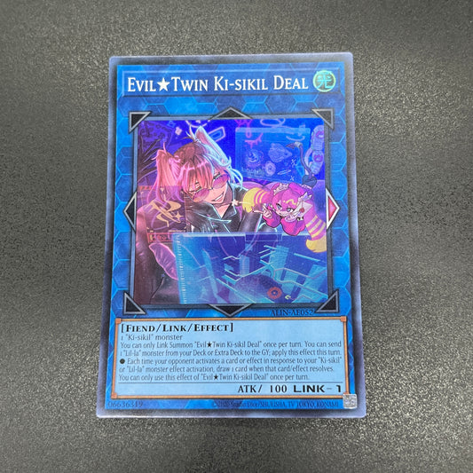 遊戯王　Ｅｖｉｌ★Ｔｗｉｎ キスキル・ディール/スーパー/英語/泰亜版