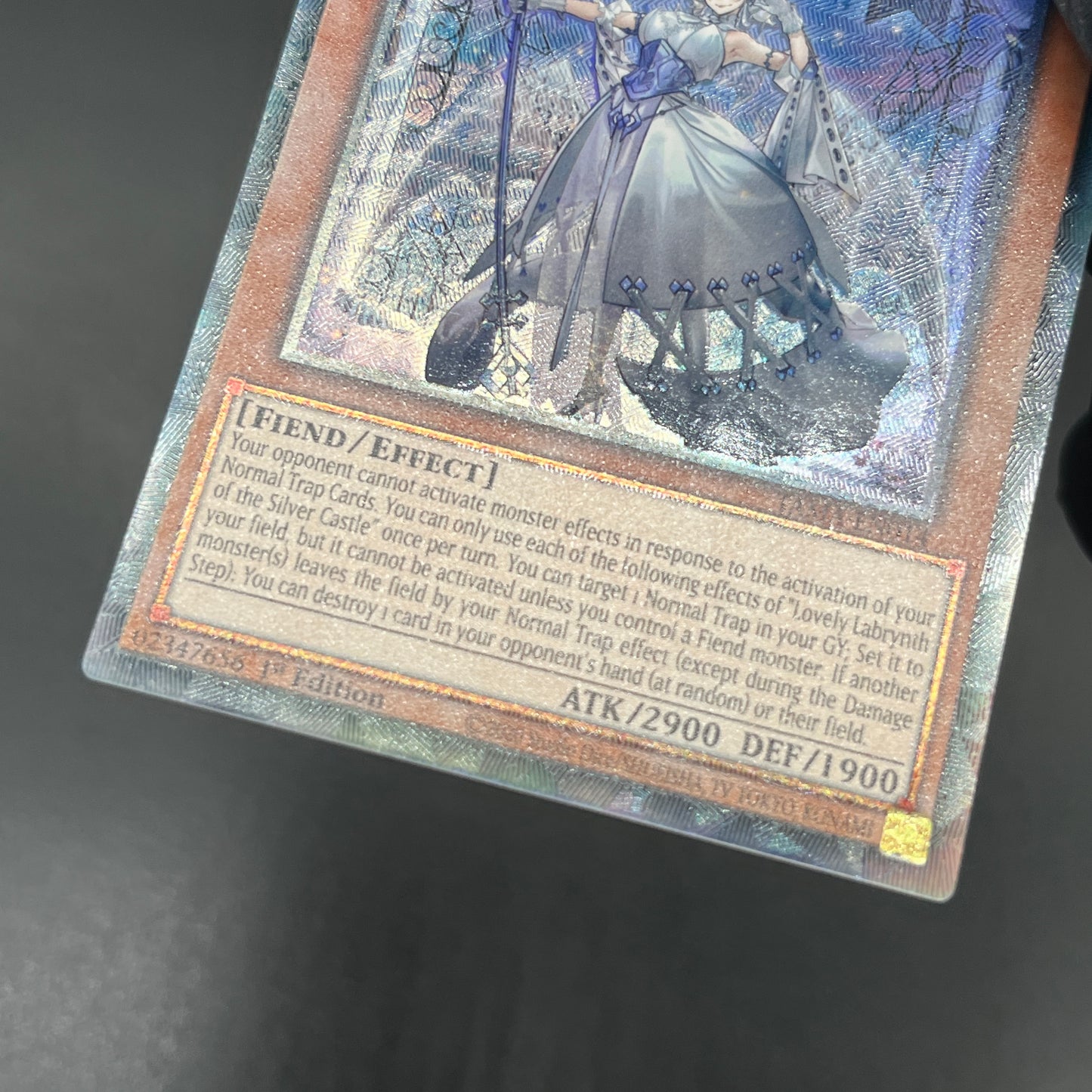 遊戯王　白銀の城のラビュリンス/コレクターズレア/英語/1st/EU版