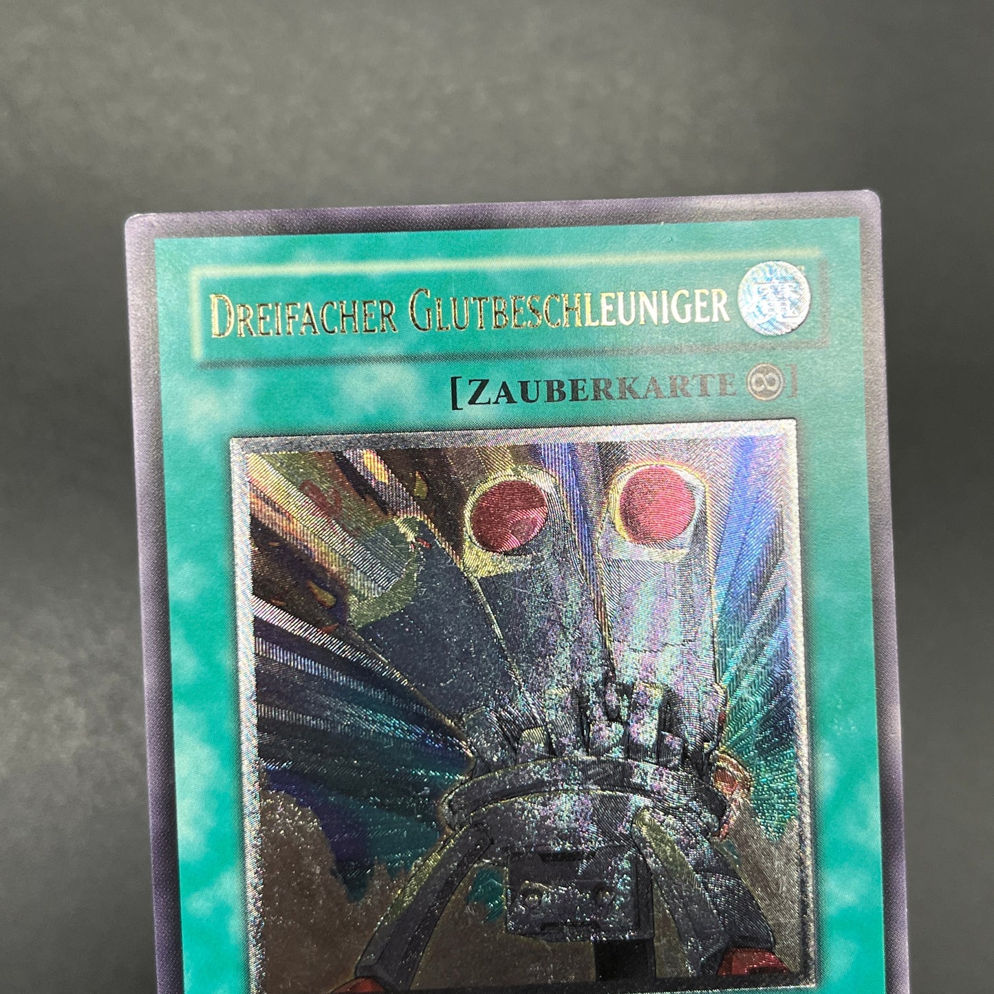 遊戯王　ブレイズ・キャノン・トライデント/レリーフ/ドイツ語/EU版