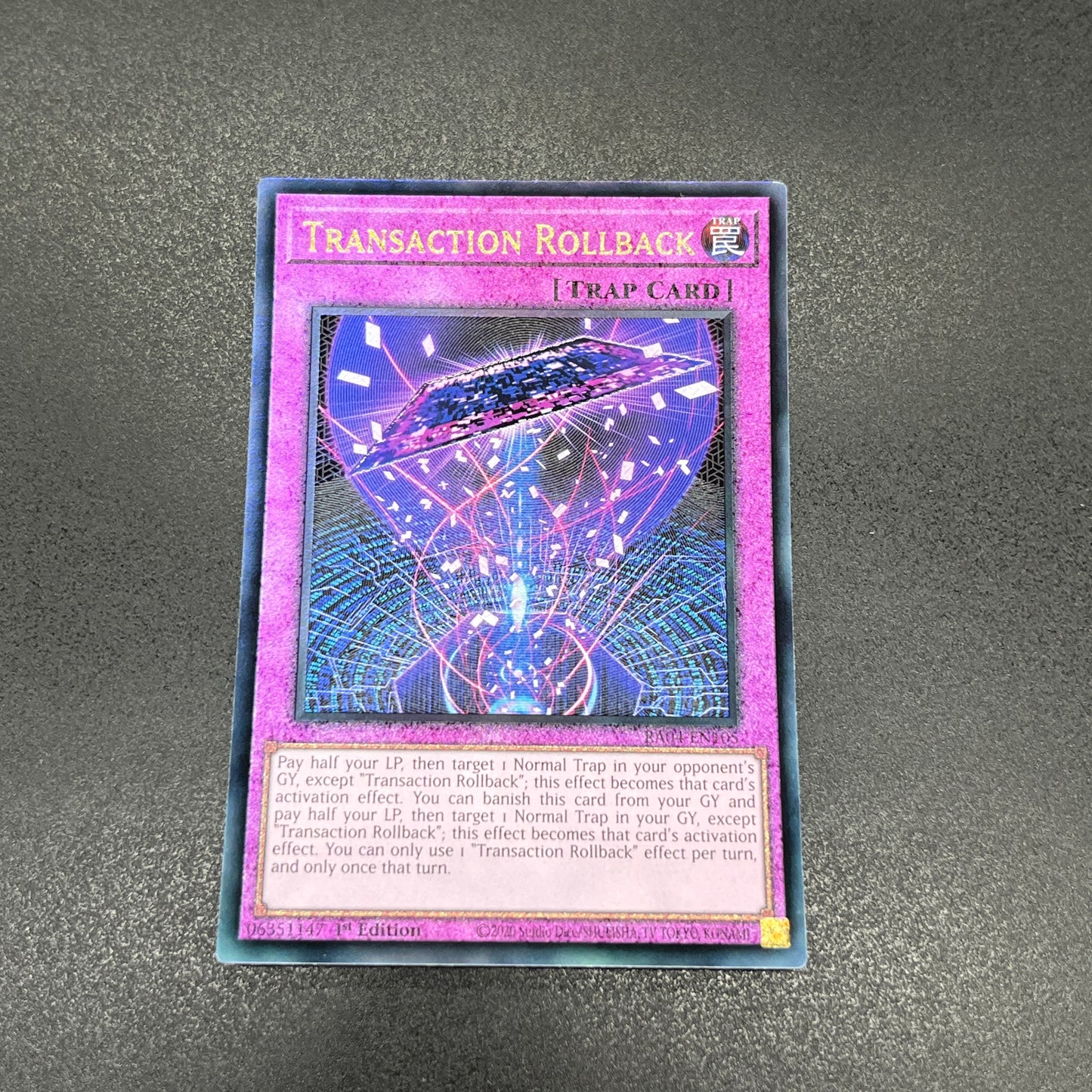 遊戯王　トランザクション・ロールバック/レリーフ/英語/1st/EU