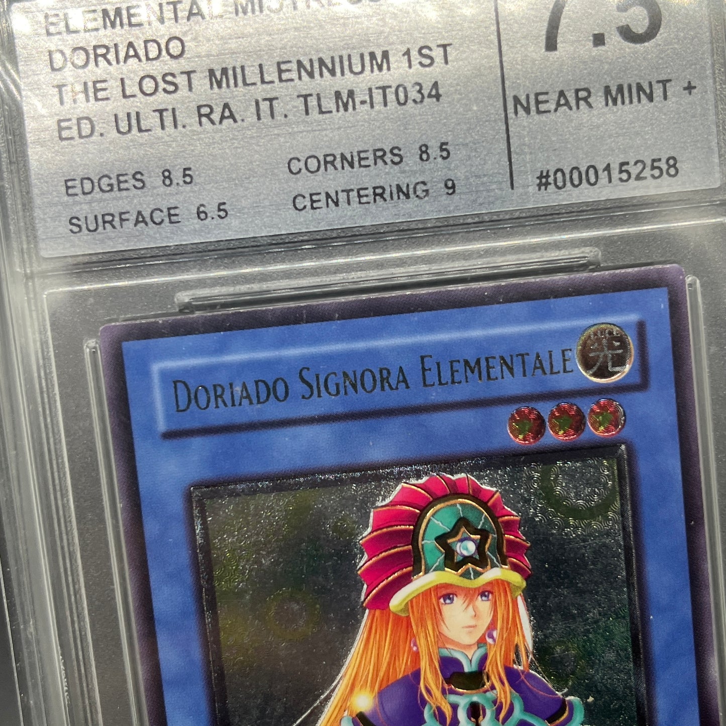 遊戯王　精霊術師ドリアード/レリーフ/イタリア/1st/EU版