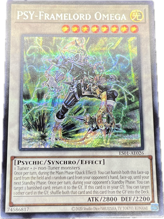 遊戯王　ＰＳＹフレームロード・Ω/シークレット/英語/泰亜版