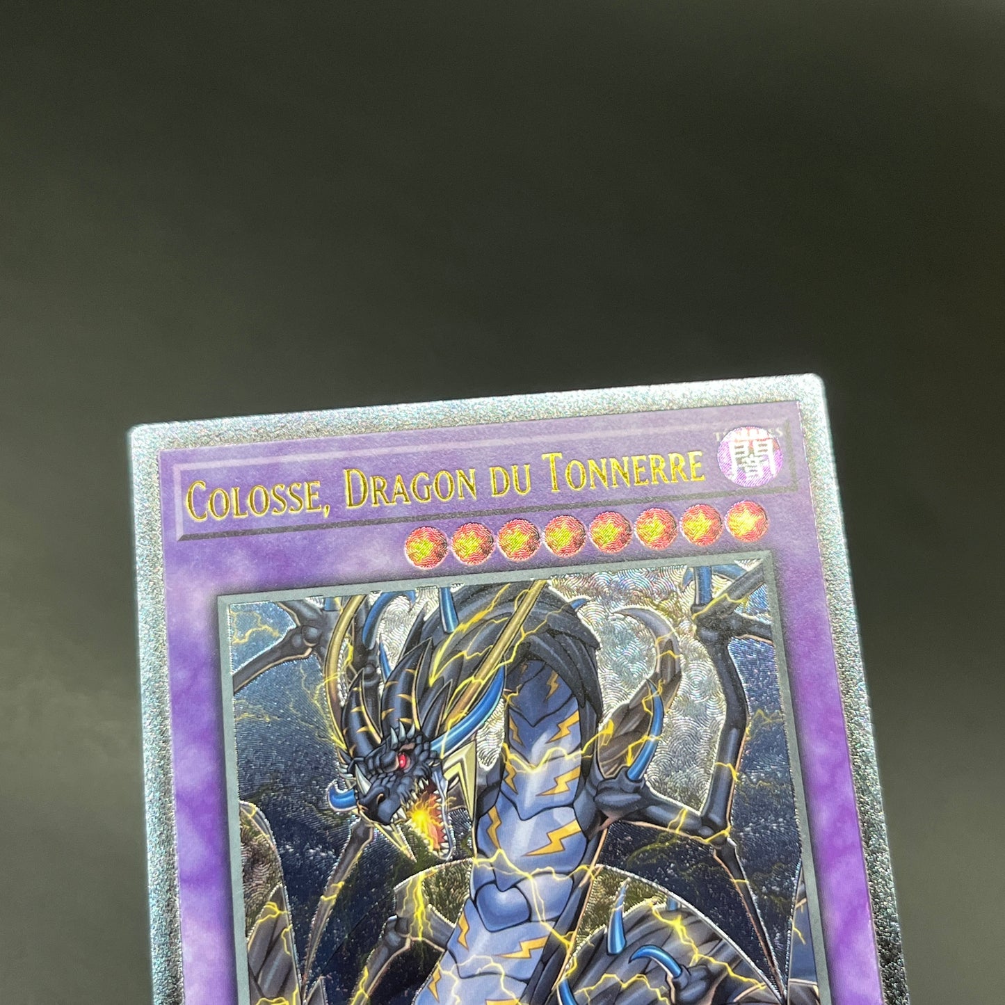 遊戯王　超雷龍－サンダー・ドラゴン/レリーフ/フランス/EU版