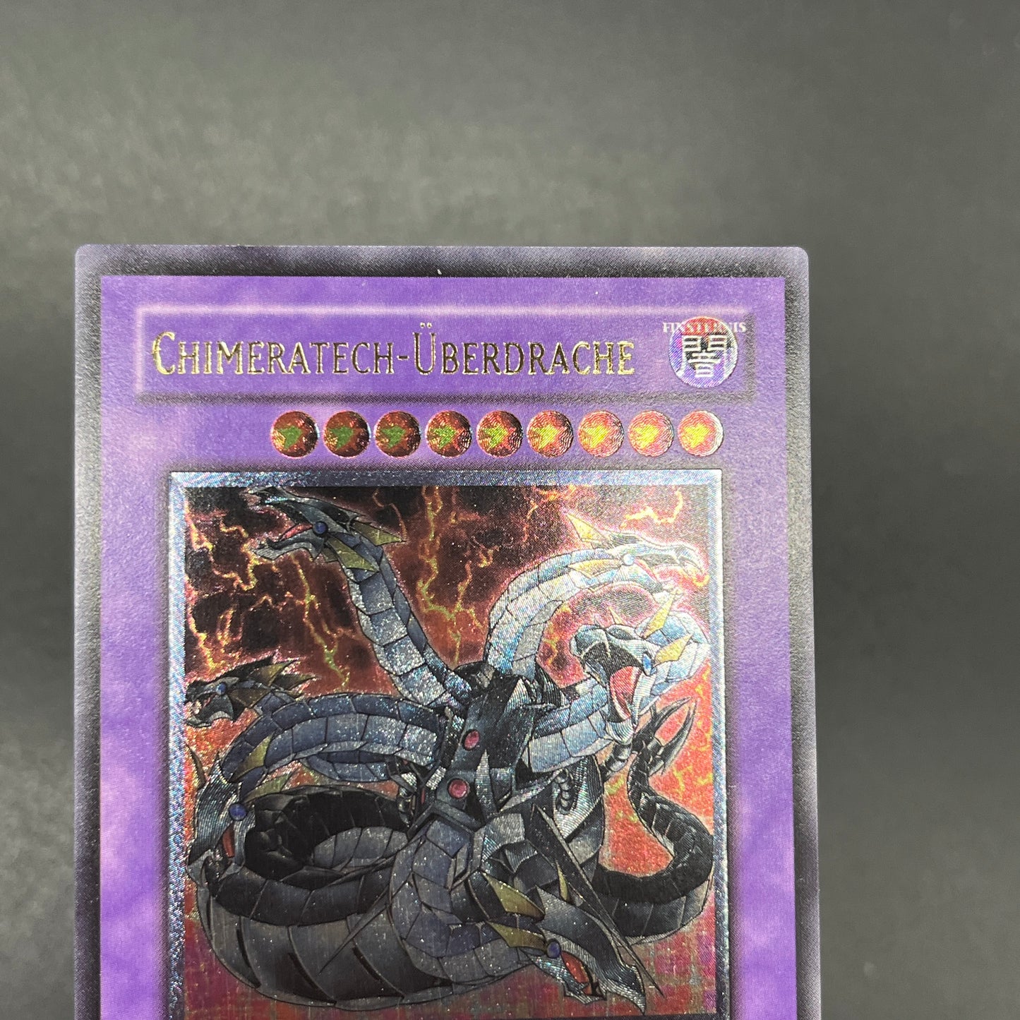 遊戯王　キメラテック・オーバー・ドラゴン/レリーフ/ドイツ/EU版
