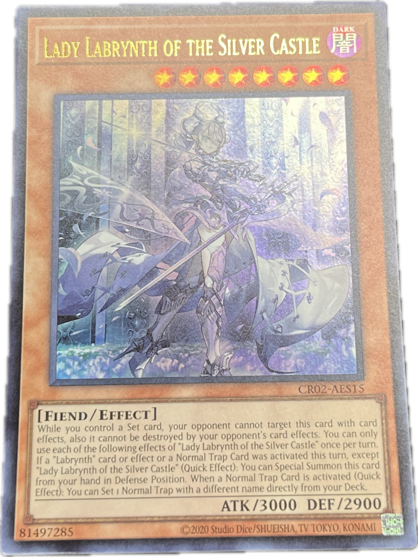 遊戯王　迷宮城の白銀姫/ウルトラ/英語/泰亜版