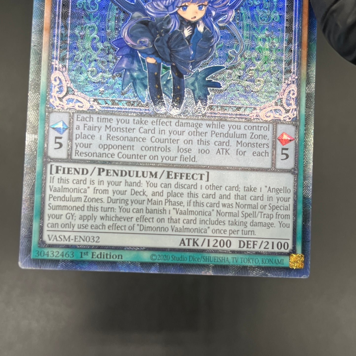 遊戯王　悪魔の聲/コレクターズレア/英語/1st/EU