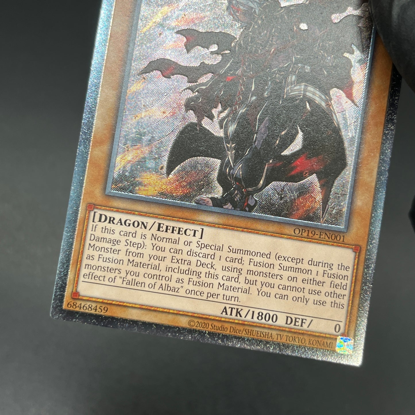 遊戯王　アルバスの烙印/レリーフ/英語/EU版