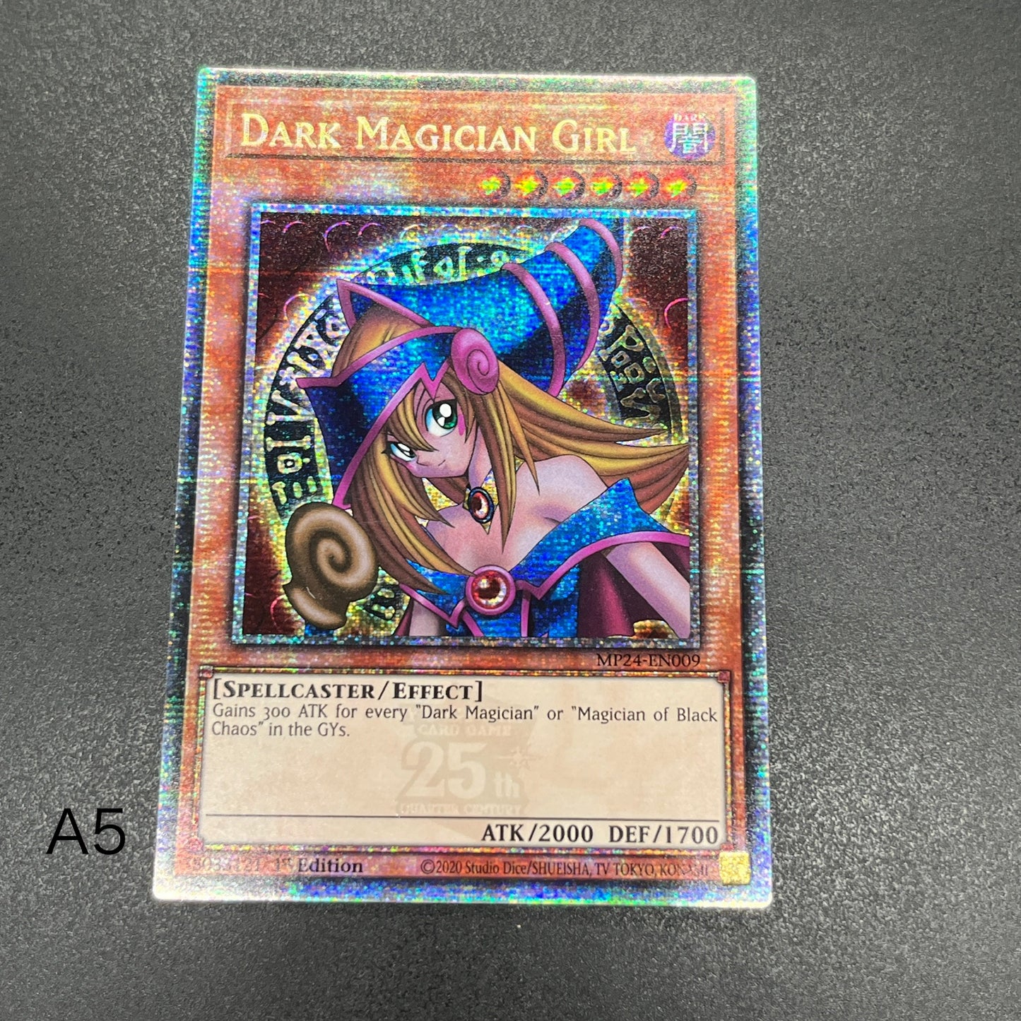 遊戯王　ブラック・マジシャン・ガール/クオシク/英語/1st/EU版