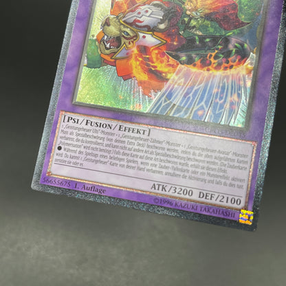 遊戯王　聖霊獣騎 ガイアペライオ/レリーフ/ドイツ/1st/EU版