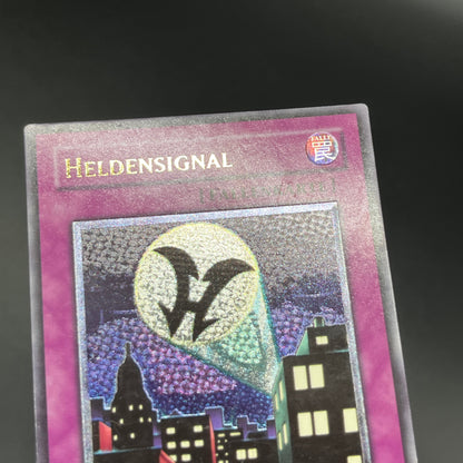 遊戯王　ヒーロー・シグナル/レリーフ/ドイツ語/1st/EU版