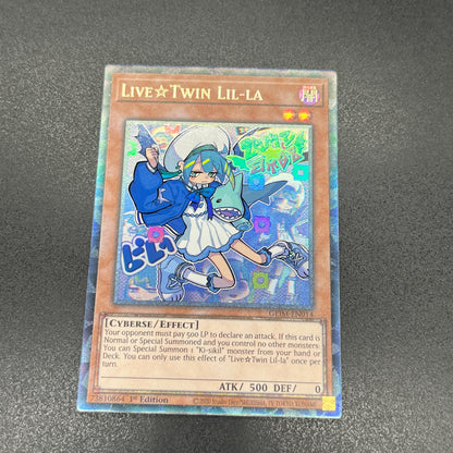 遊戯王　Ｌｉｖｅ☆Ｔｗｉｎ リィラ/コレクターズレア/英語/1st/EU版