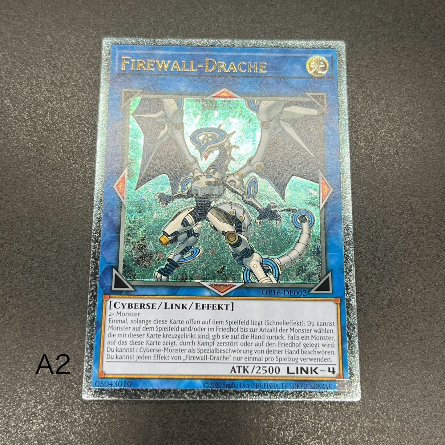 遊戯王　ファイアウォール・ドラゴン/レリーフ/ドイツ/EU版