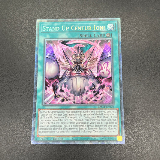 遊戯王　スタンドアップ・センチュリオン！/コレクターズレア/英語/1st/EU版
