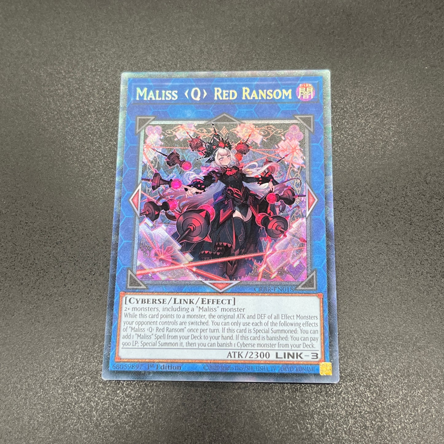 遊戯王　Ｍ∀ＬＩＣＥ＜Ｑ＞ＲＥＤ ＲＡＮＳＯＭ/コレクターズ/英語/1st/EU版