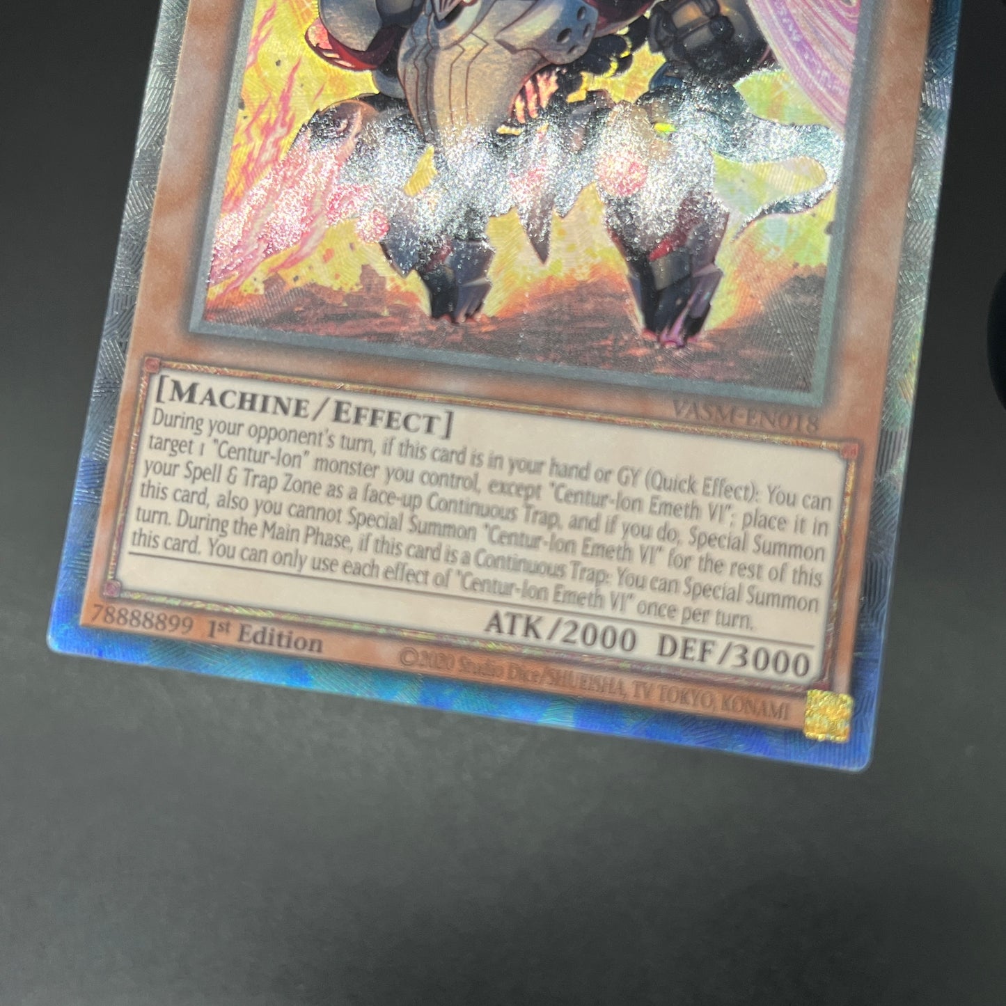 遊戯王　重騎兵エメトＶＩ/コレクターズレア/英語/1st/EU