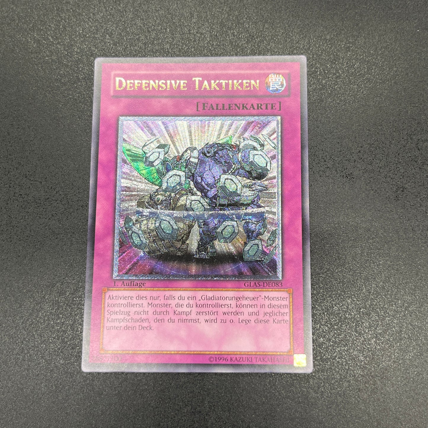 遊戯王　ディフェンシブ・タクティクス/レリーフ/ドイツ語/1st/EU版