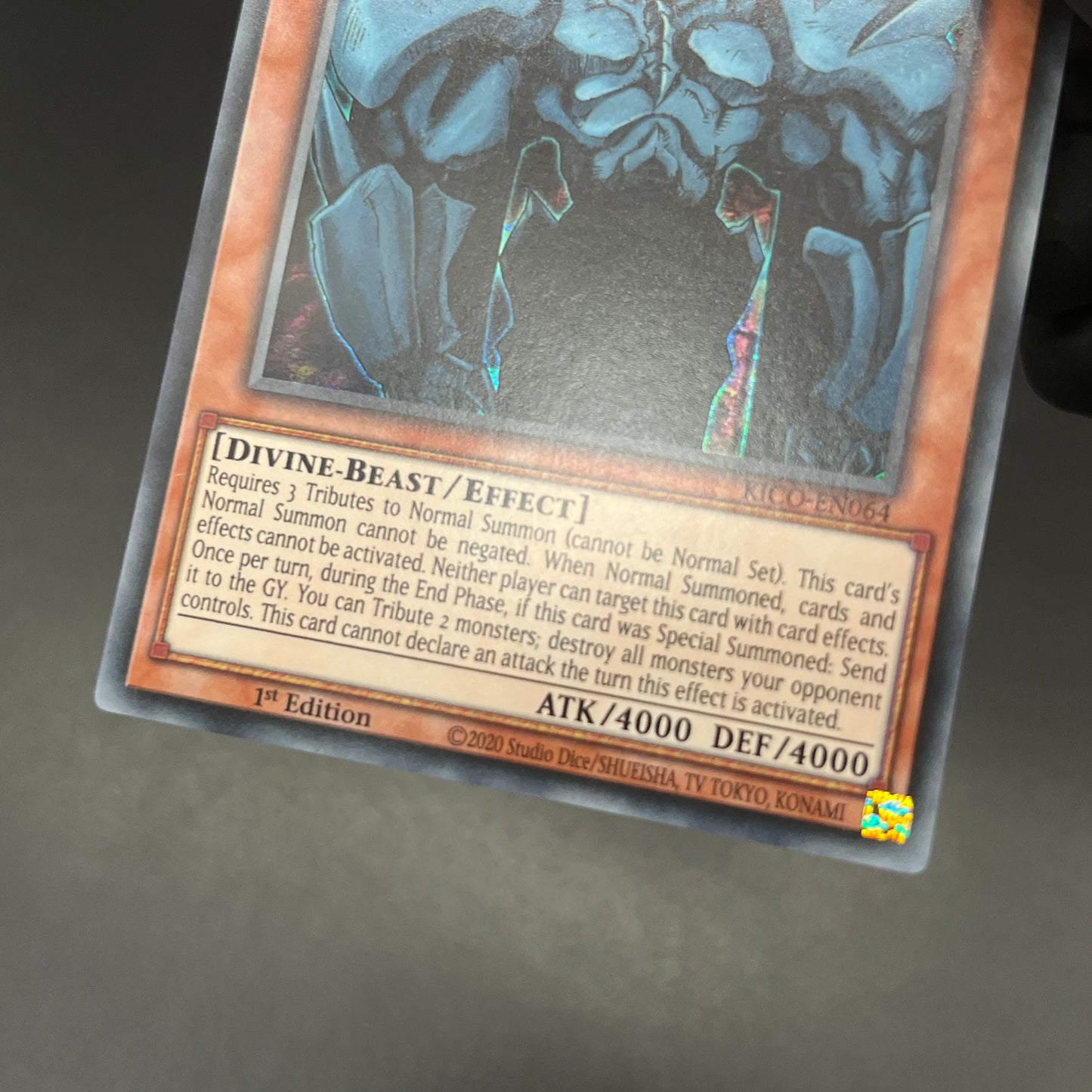 遊戯王　オベリスクの巨神兵/ファラオズウルトラ/英語/1st/EU版