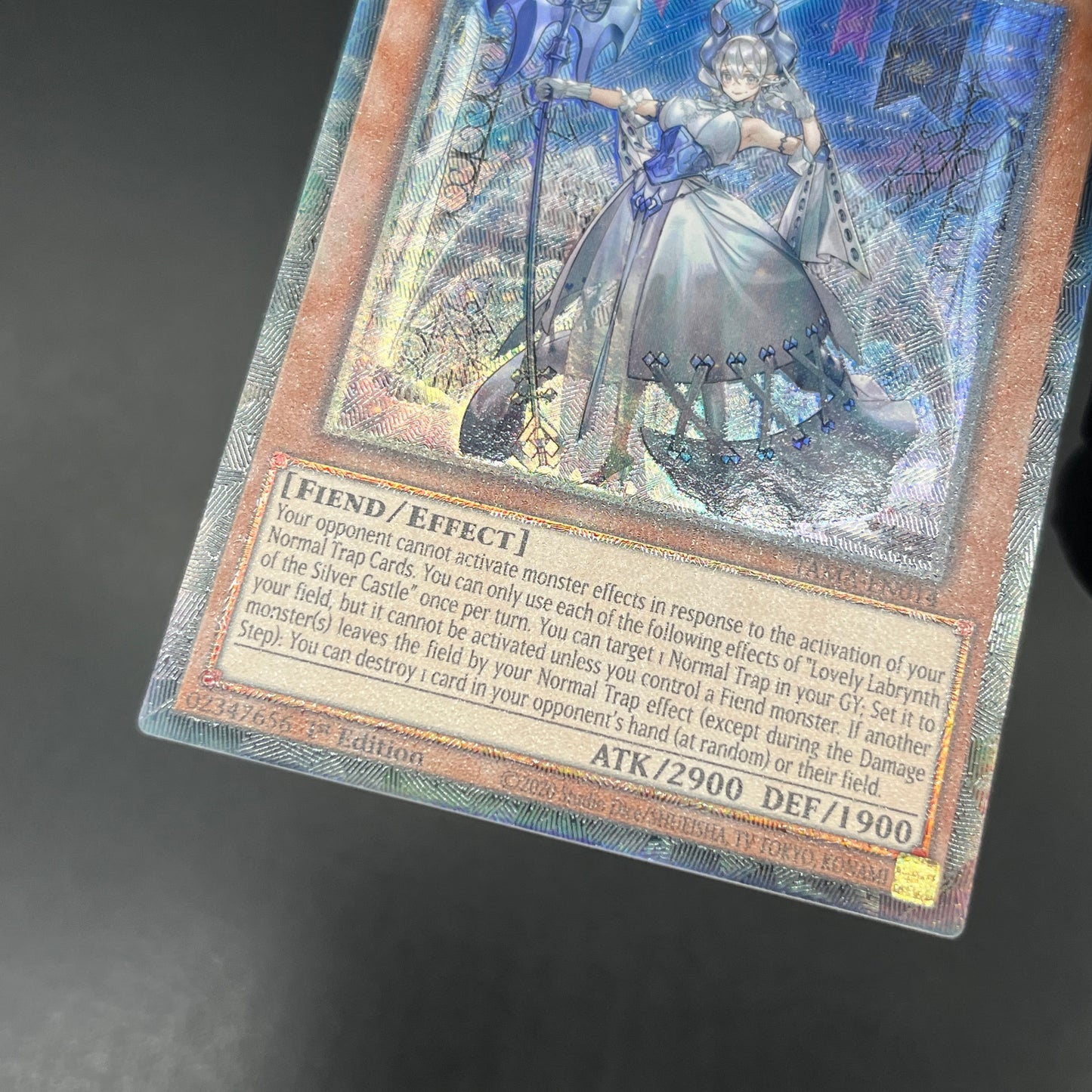 遊戯王　白銀の城のラビュリンス/コレクターズレア/英語/1st/EU版