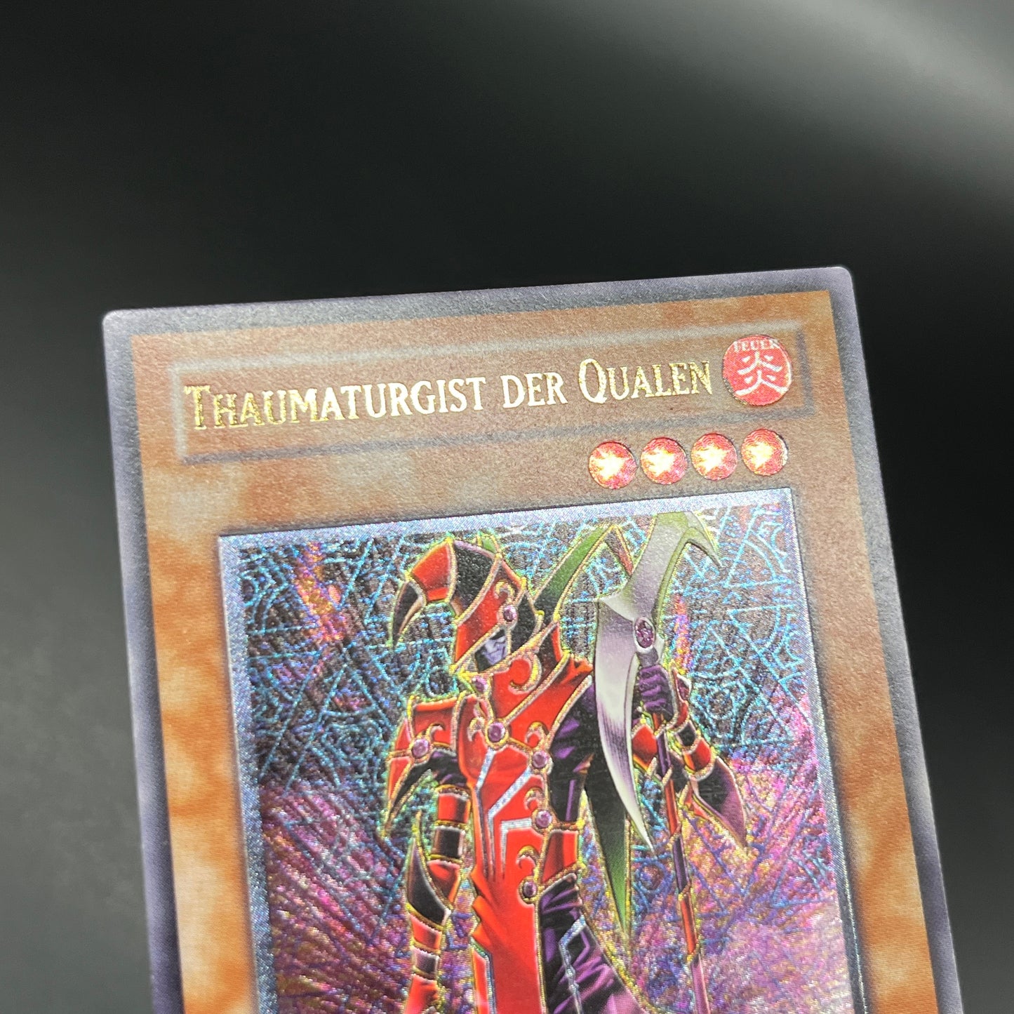 遊戯王　ブラッド・マジシャン－煉獄の魔術師－/レリーフ/ドイツ語/EU版