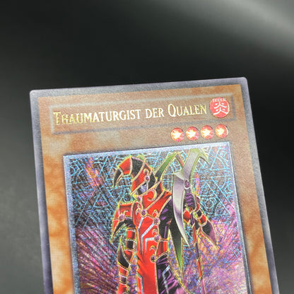 遊戯王　ブラッド・マジシャン－煉獄の魔術師－/レリーフ/ドイツ語/EU版