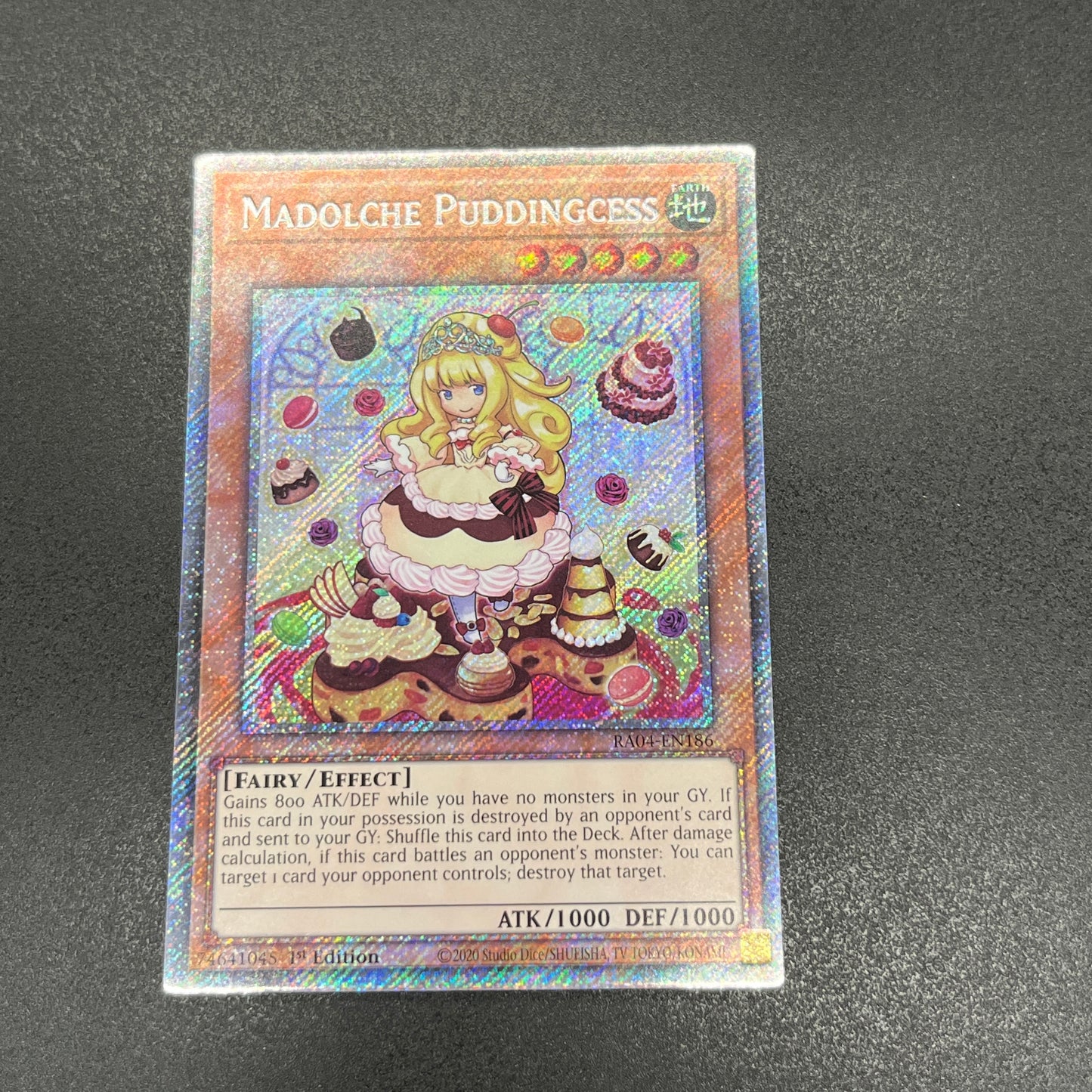 遊戯王　マドルチェ・プディンセス/プラチナ/英語/1st/EU版