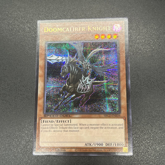 遊戯王　死霊騎士デスカリバー・ナイト/シークレット/英語/1st