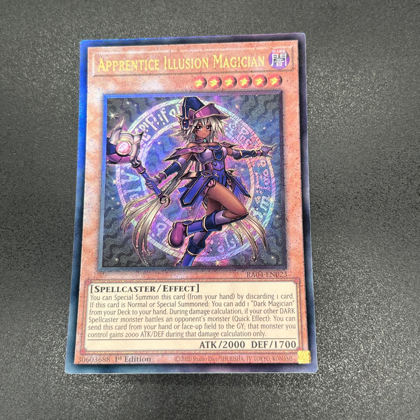 遊戯王　幻想の見習い魔導師/レリーフ/英語/1st/EU