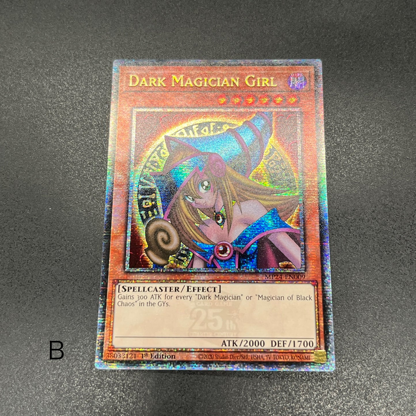 遊戯王　ブラック・マジシャン・ガール/クオシク/英語/1st/EU版