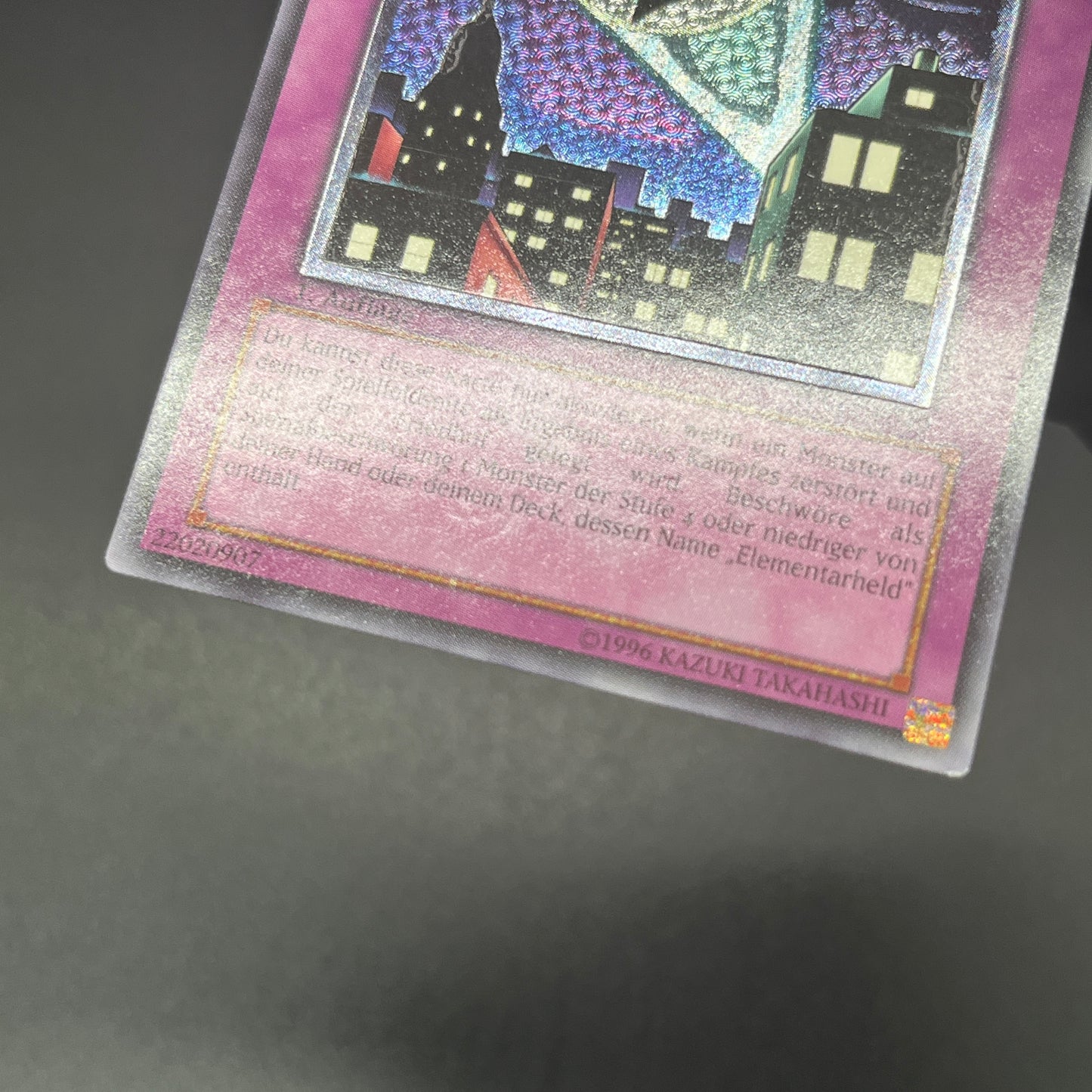 遊戯王　ヒーロー・シグナル/レリーフ/ドイツ語/1st/EU版