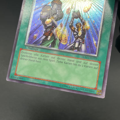 遊戯王　天よりの宝札/レリーフ/ドイツ語/1st/EU版