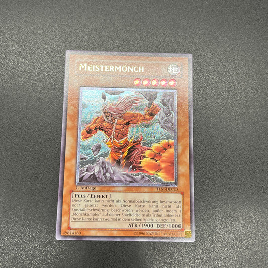 遊戯王　マスターモンク/レリーフ/ドイツ語/1st/EU版