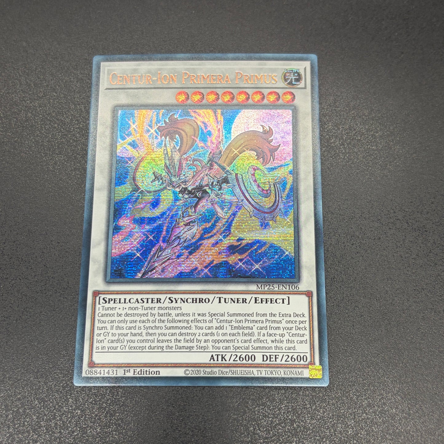 遊戯王　騎士皇プリメラ・プリムス/シークレット/1st/英語