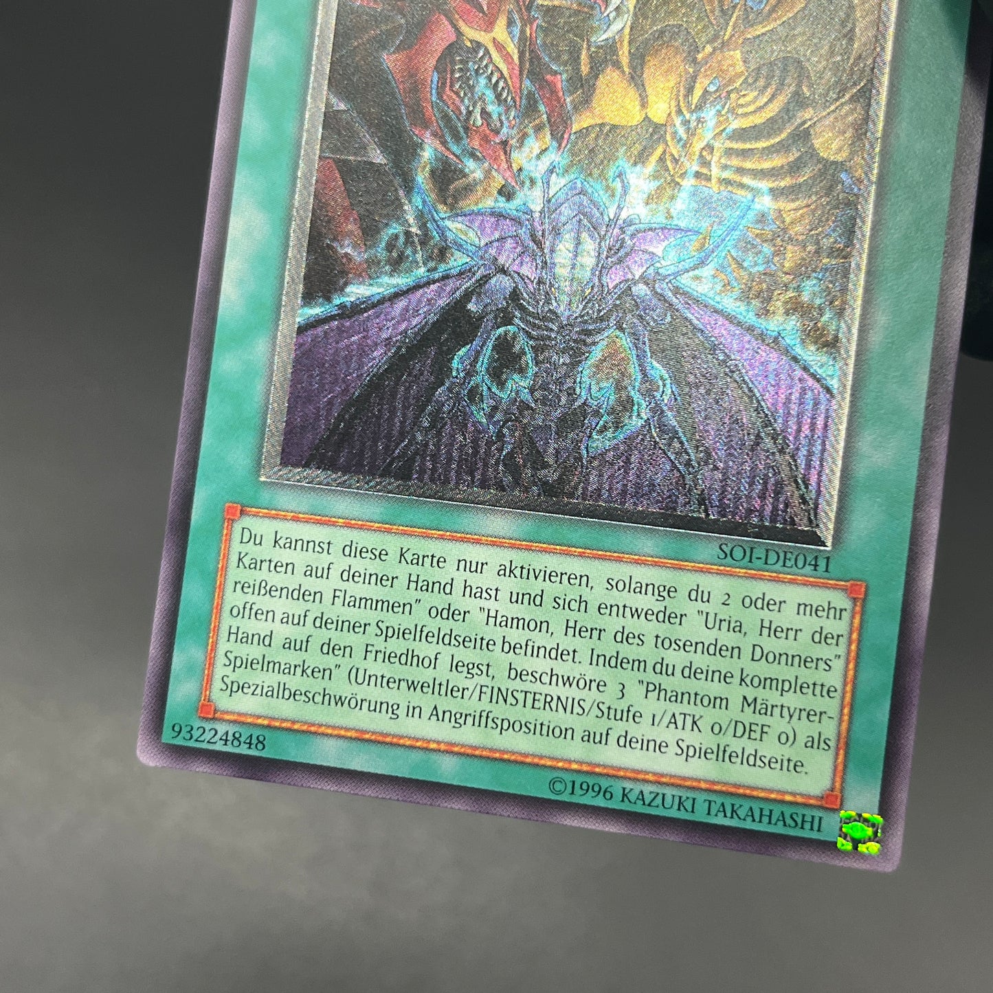 遊戯王　幻魔の殉教者/レリーフ/ドイツ語/EU版
