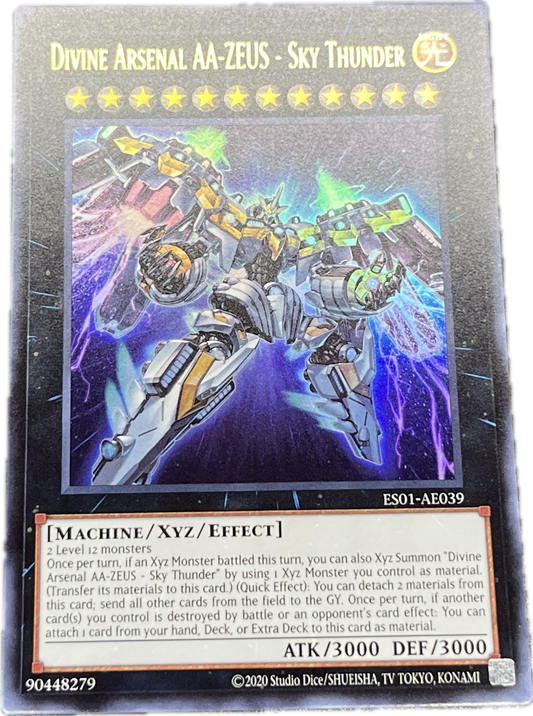 遊戯王　天霆號アーゼウス/ウルトラ/英語/泰亜版