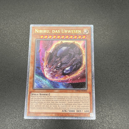 遊戯王　原始生命態ニビル/レリーフ/ドイツ/EU版