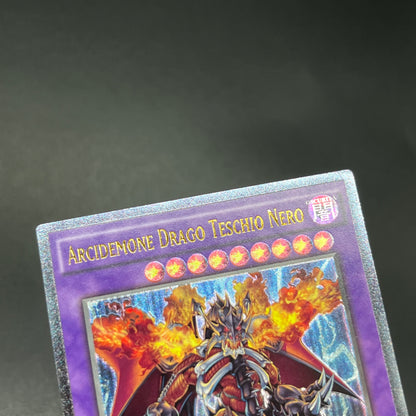 遊戯王　悪魔竜ブラック・デーモンズ・ドラゴン/レリーフ/イタリア/1st/EU版