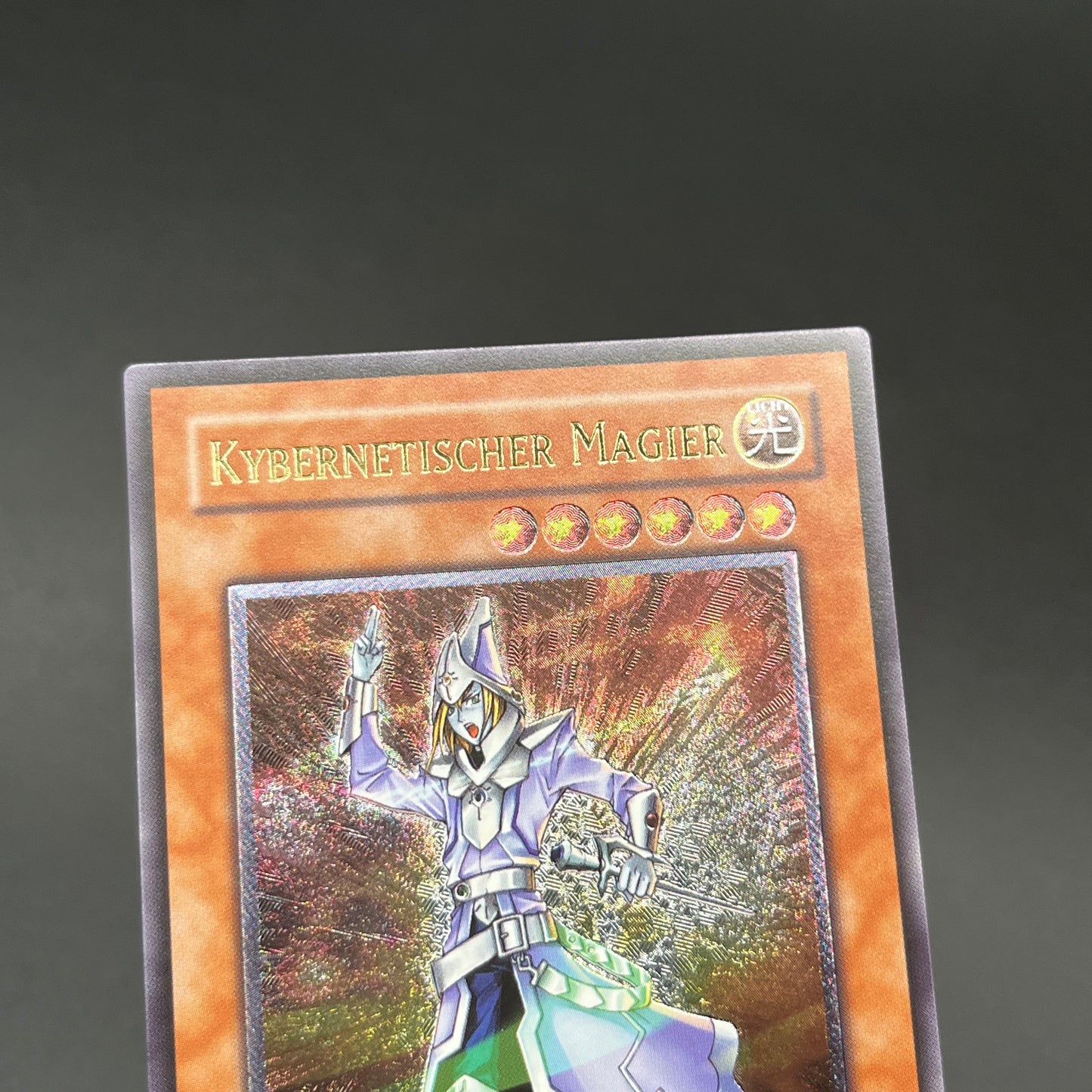 遊戯王　サイバネティック・マジシャン/レリーフ/ドイツ語/EU版