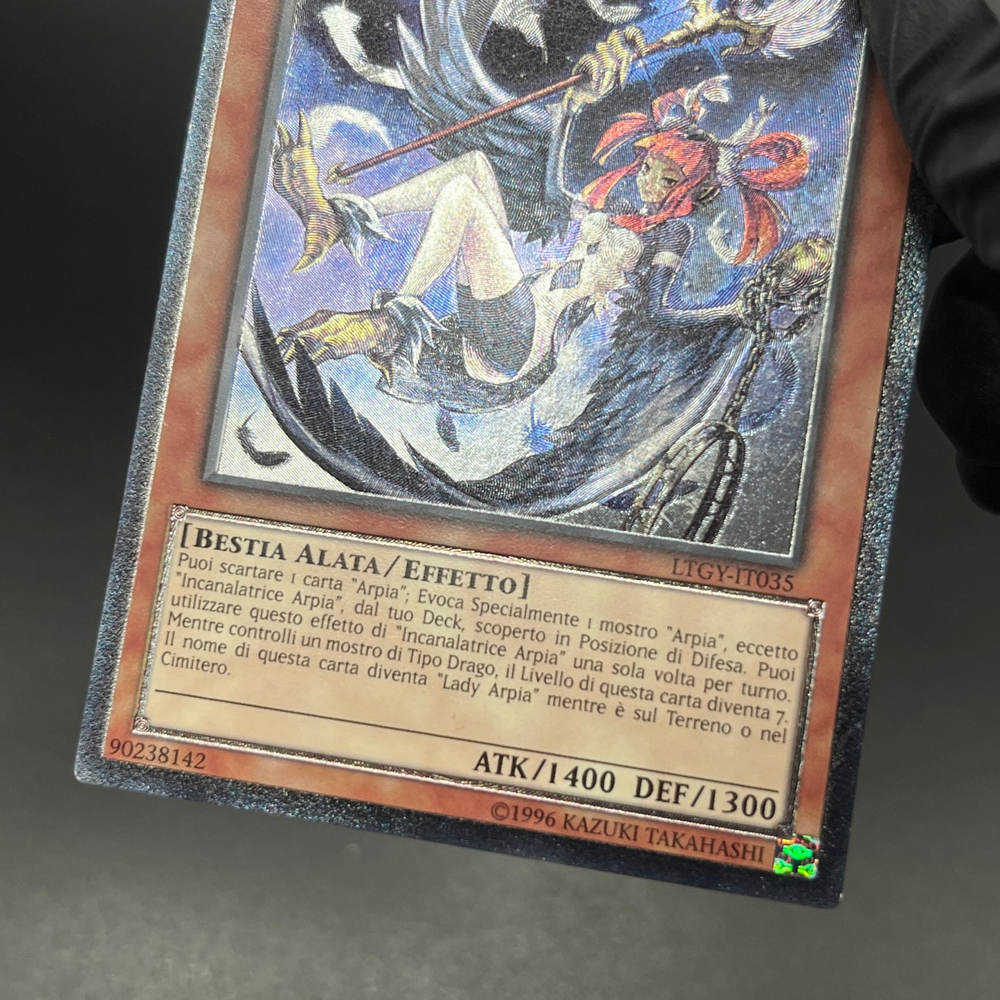 遊戯王　ハーピィ・チャネラー/レリーフ/イタリア語/EU版