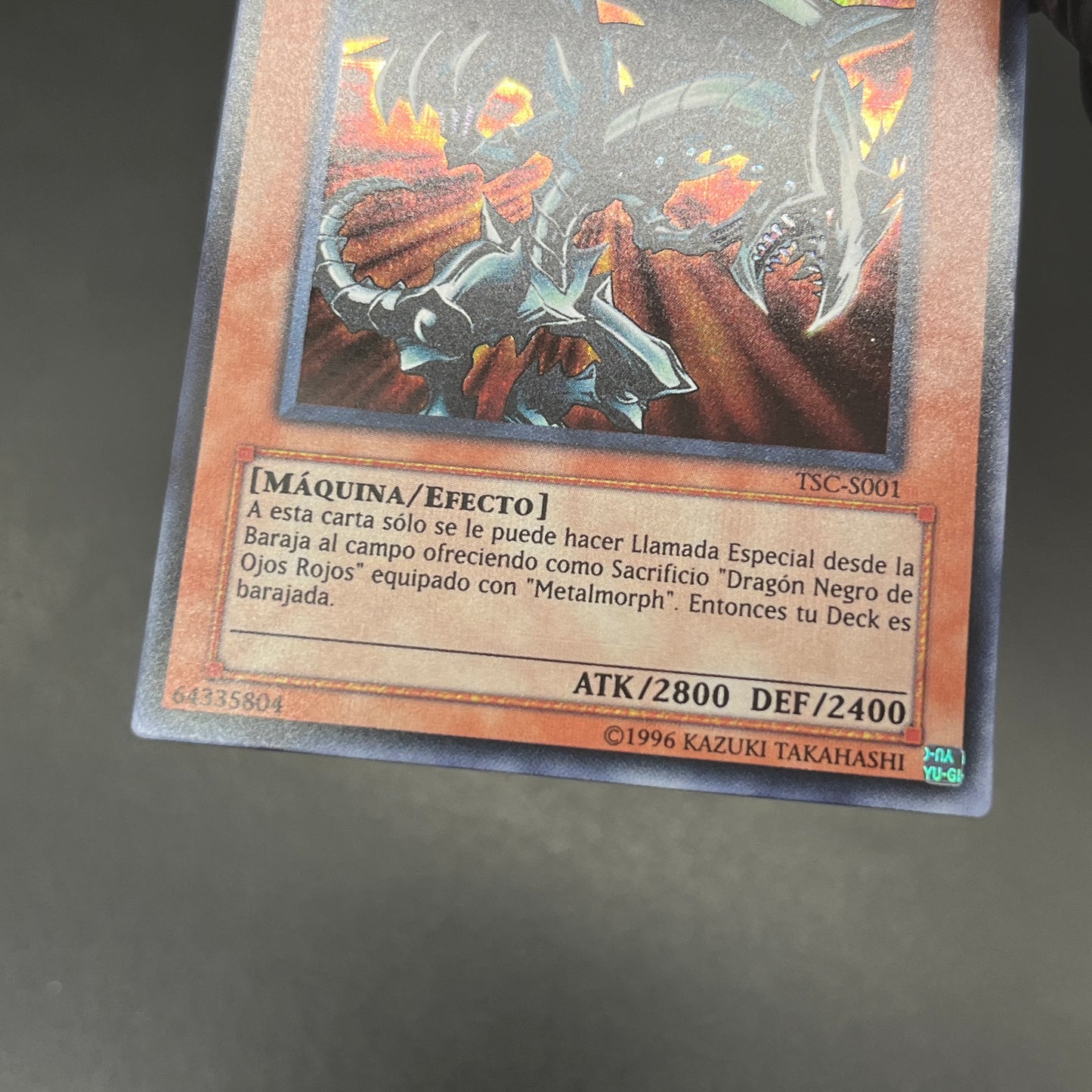 遊戯王　レッドアイズ・ブラックメタルドラゴン/シークレット/スペイン/EU版