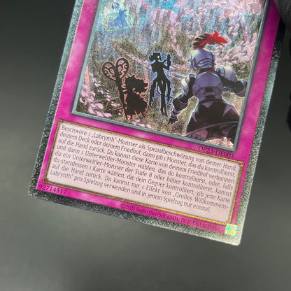 遊戯王　ビッグウェルカム・ラビュリンス/レリーフ/ドイツ/EU版