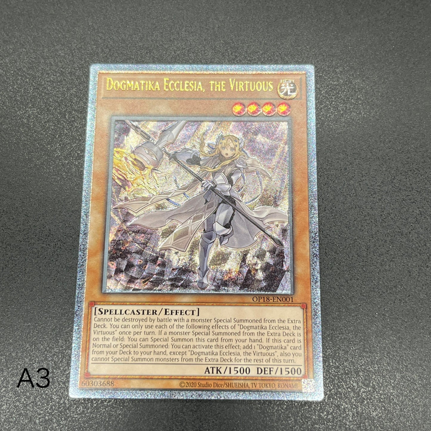 遊戯王　教導の聖女エクレシア/レリーフ/英語/EU版