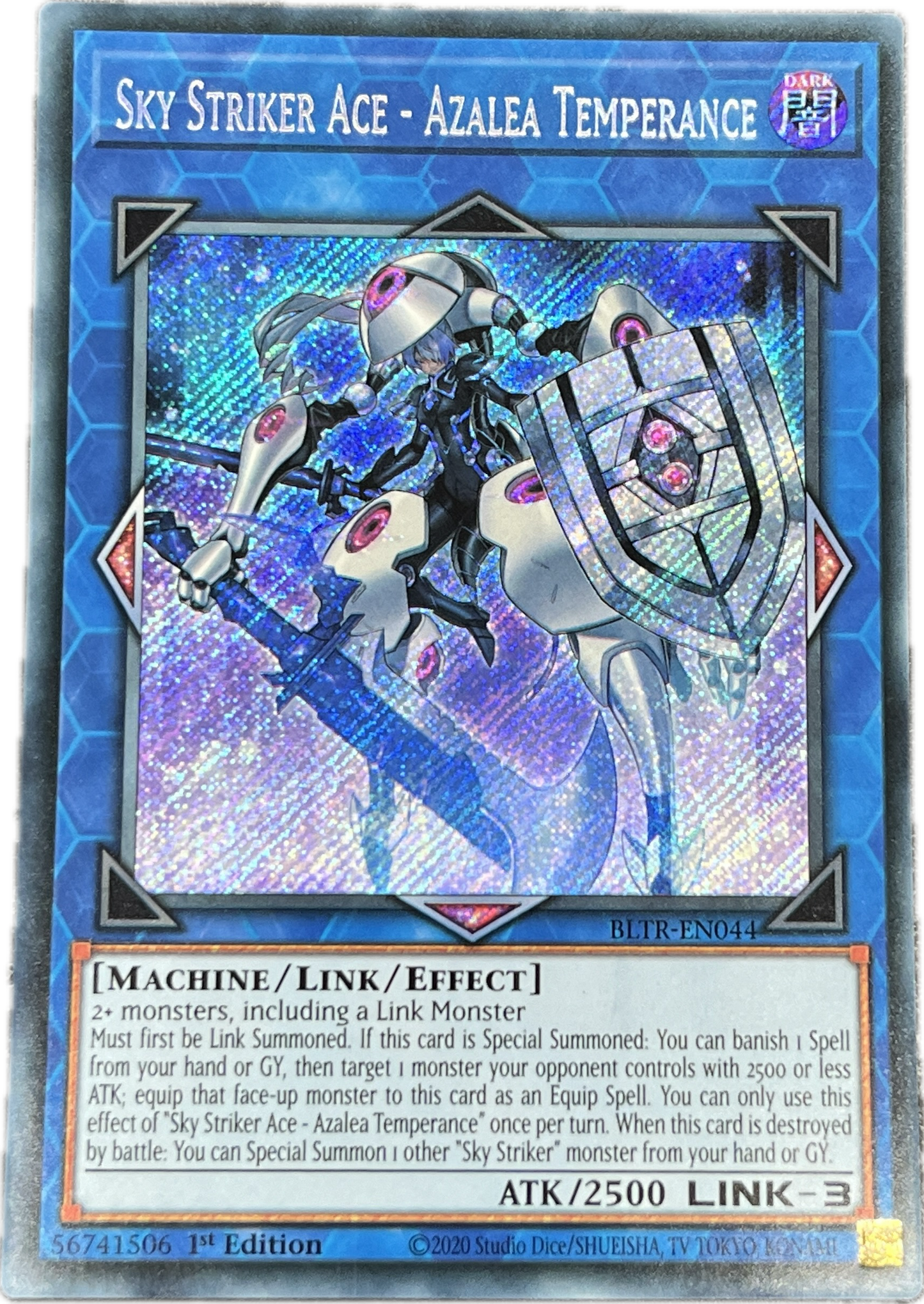 遊戯王　閃刀姫－アザレア・テンペランス/シークレット/英語/1st