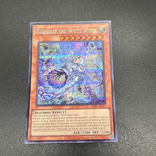 遊戯王　白魔女ディアベルゼ/シークレット/英語/泰亜版