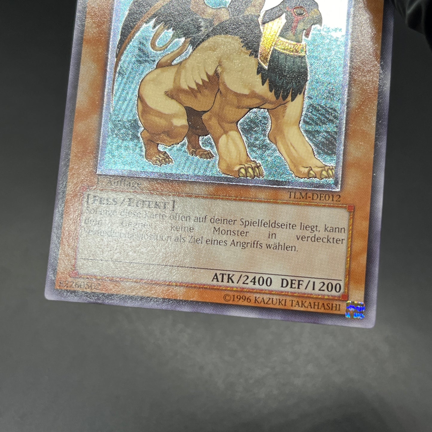 遊戯王　ヒエラコスフィンクス/レリーフ/ドイツ語/1st/EU版