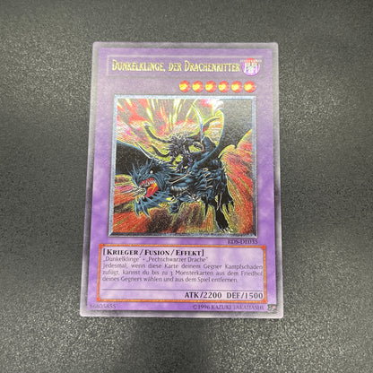 遊戯王　闇魔界の竜騎士 ダークソード/レリーフ/ドイツ語/EU