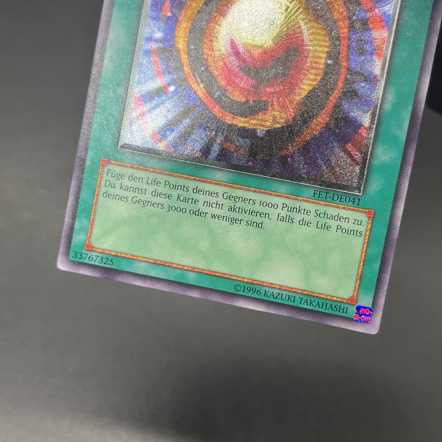 遊戯王　デス・メテオ/レリーフ/ドイツ語/EU版