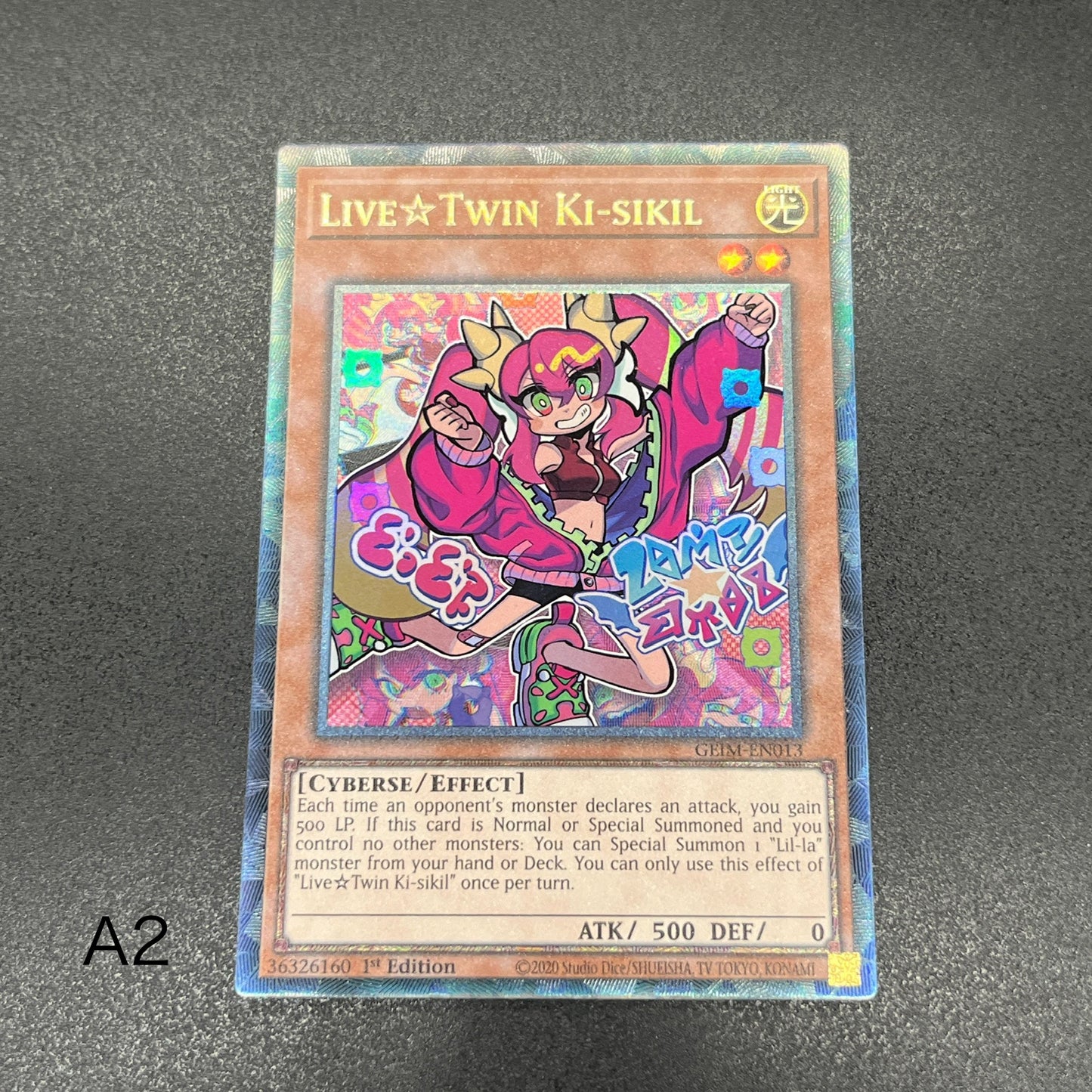 遊戯王　Ｌｉｖｅ☆Ｔｗｉｎ キスキル/コレクターズレア/英語/1st/EU版