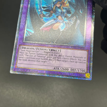 遊戯王　竜騎士ブラック・マジシャン・ガール/クオシク/英語/1st/EU版